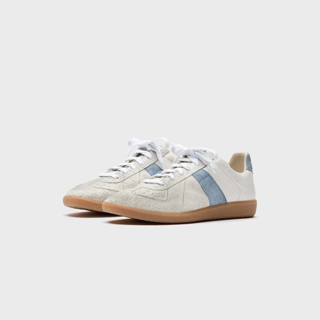 Maison Margiela Replica Sneaker - Light Blue / White / Camel