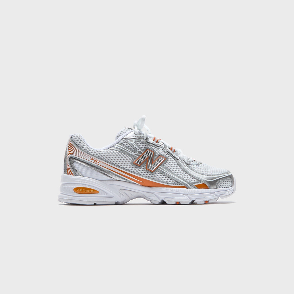 New Balance 740 - White / Classic Orange