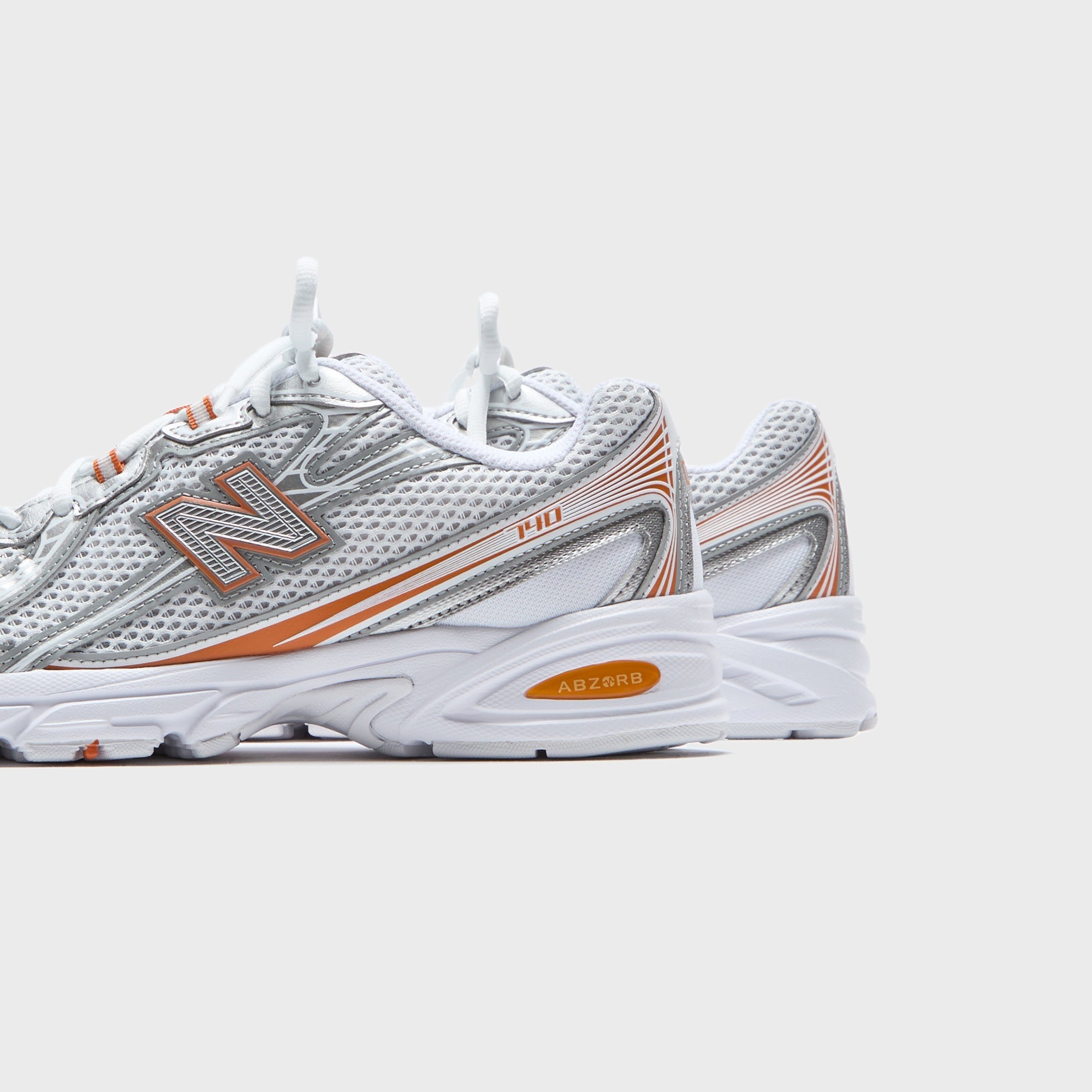 New Balance 740 - White / Classic Orange