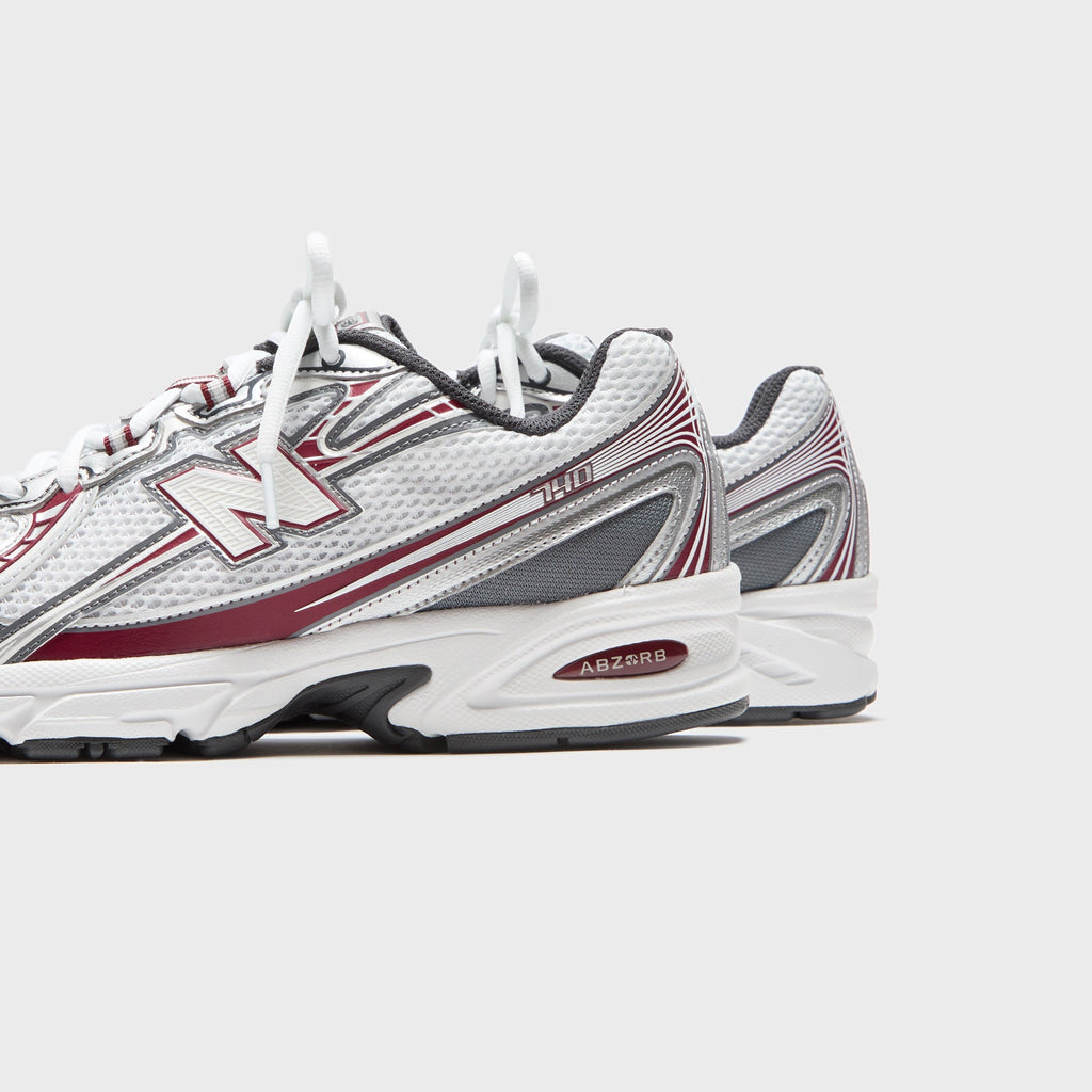 New Balance 740 - White / Mercury Red