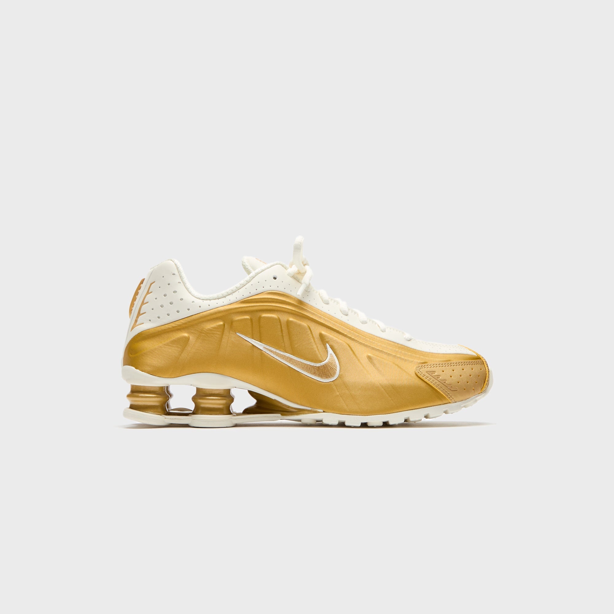 Nike Shox R4 - Soft Pearl / Metallic Gold