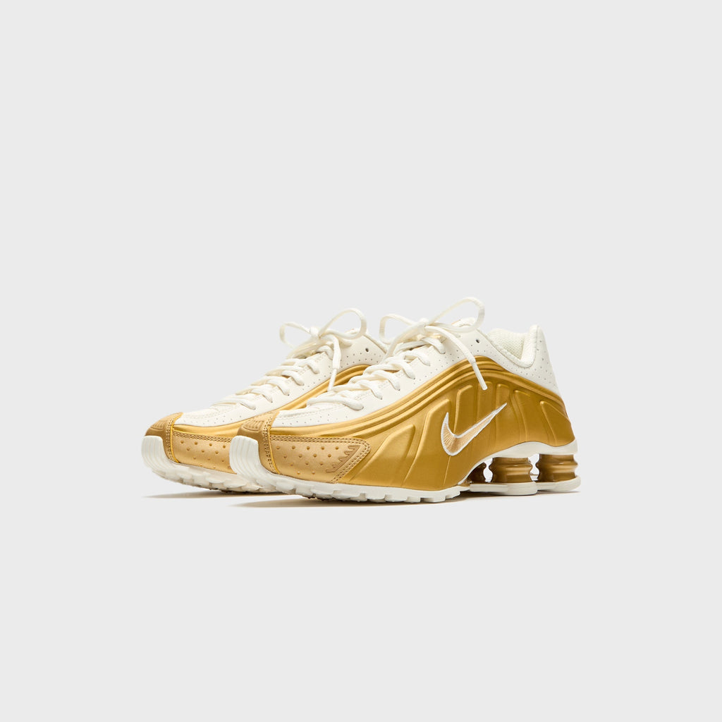 Nike Shox R4 - Soft Pearl / Metallic Gold