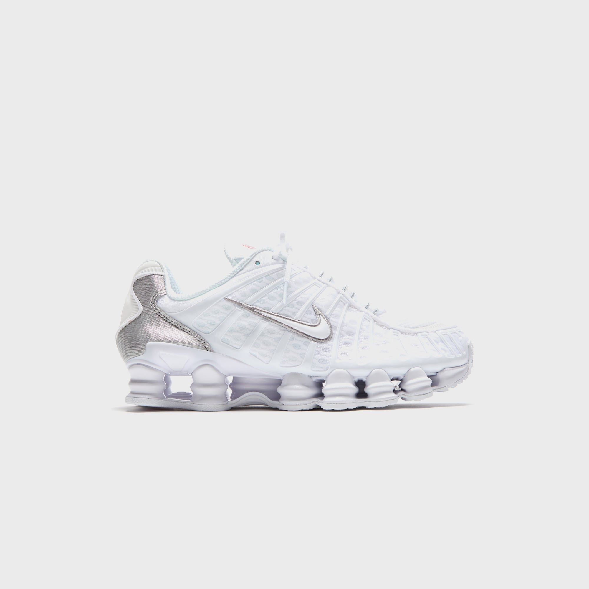 Nike Shox TL - White / Metallic Silver / Max Orange