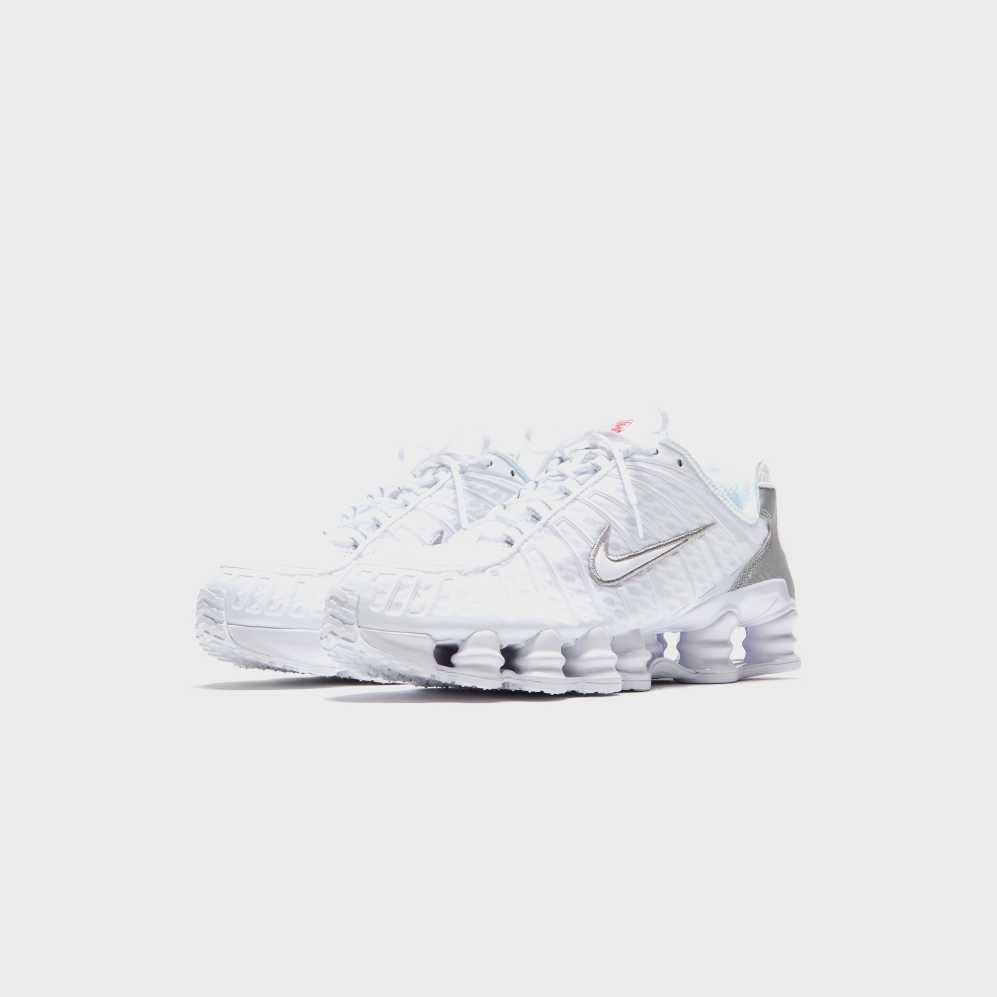 Nike Shox TL - White / Metallic Silver / Max Orange