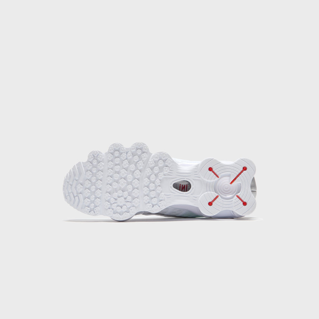 Nike Shox TL - White / Metallic Silver / Max Orange