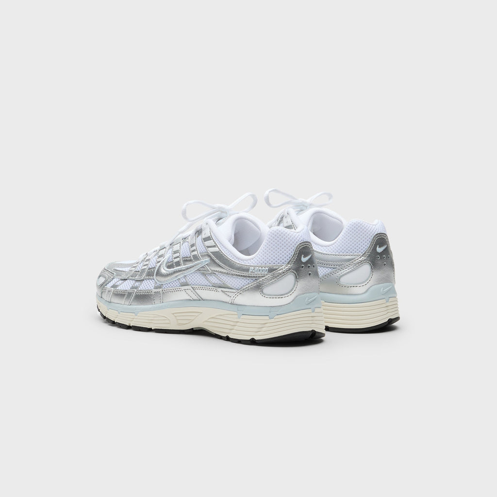 Nike P-6000 - White / Metallic Silver / Blue Tint / Sail