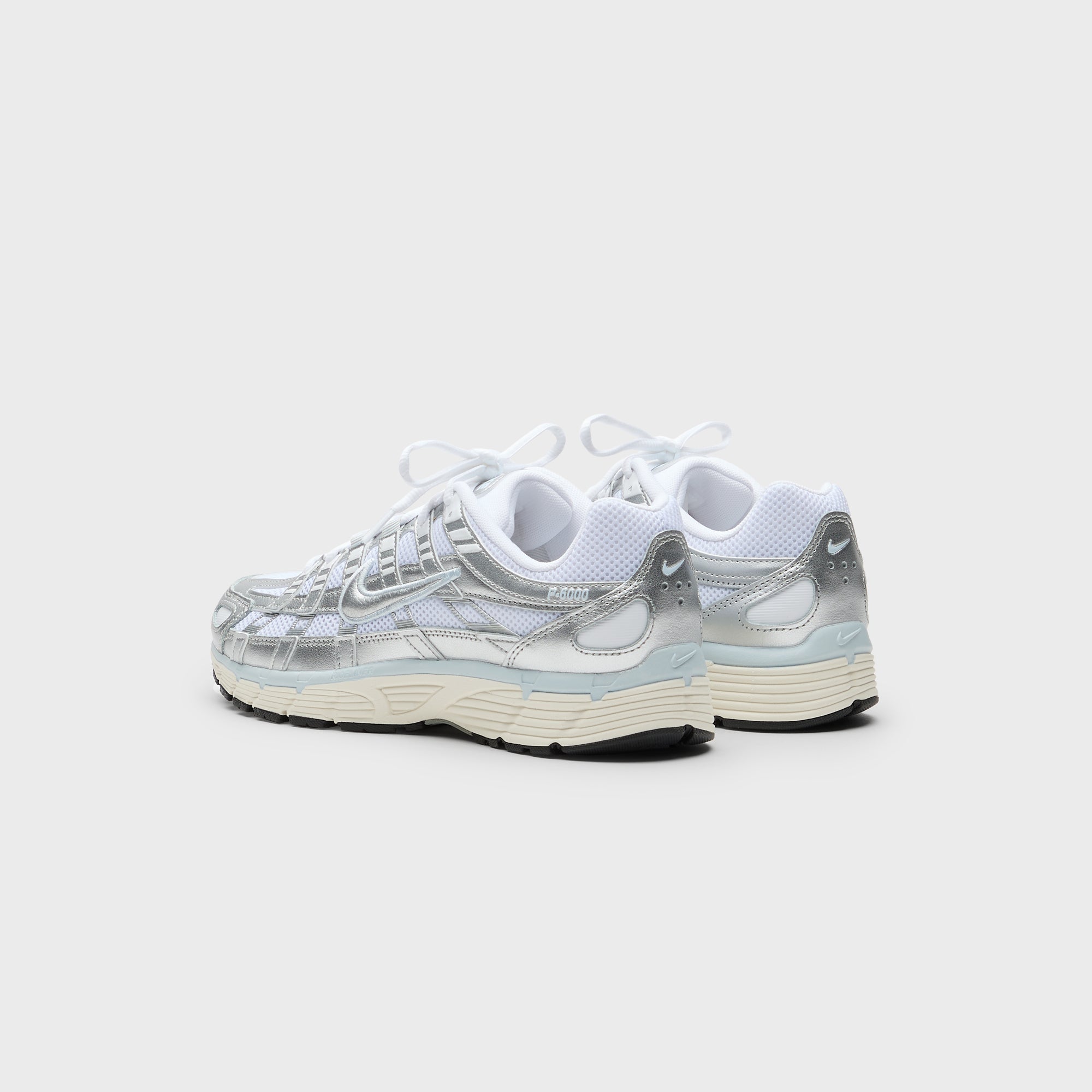 Nike P-6000 - White / Metallic Silver / Blue Tint / Sail