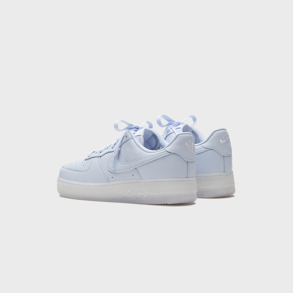 Nike x NOCTA Air Force 1 Low - Palest Purple / Cobalt Tint / Metallic Silver