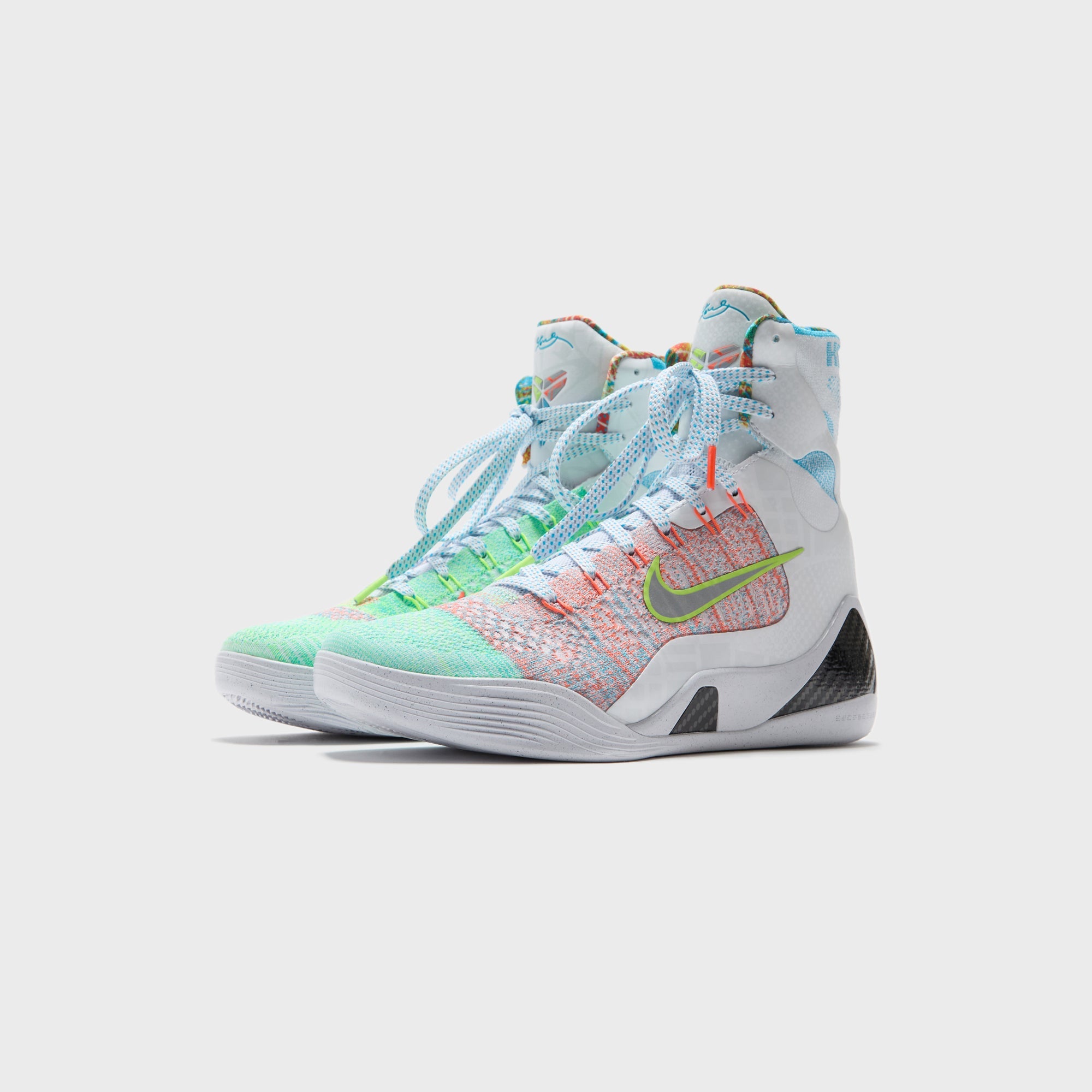 Nike Kobe 9 Elite Protro - White / Reflective Silver / Chlorine Blue / Black