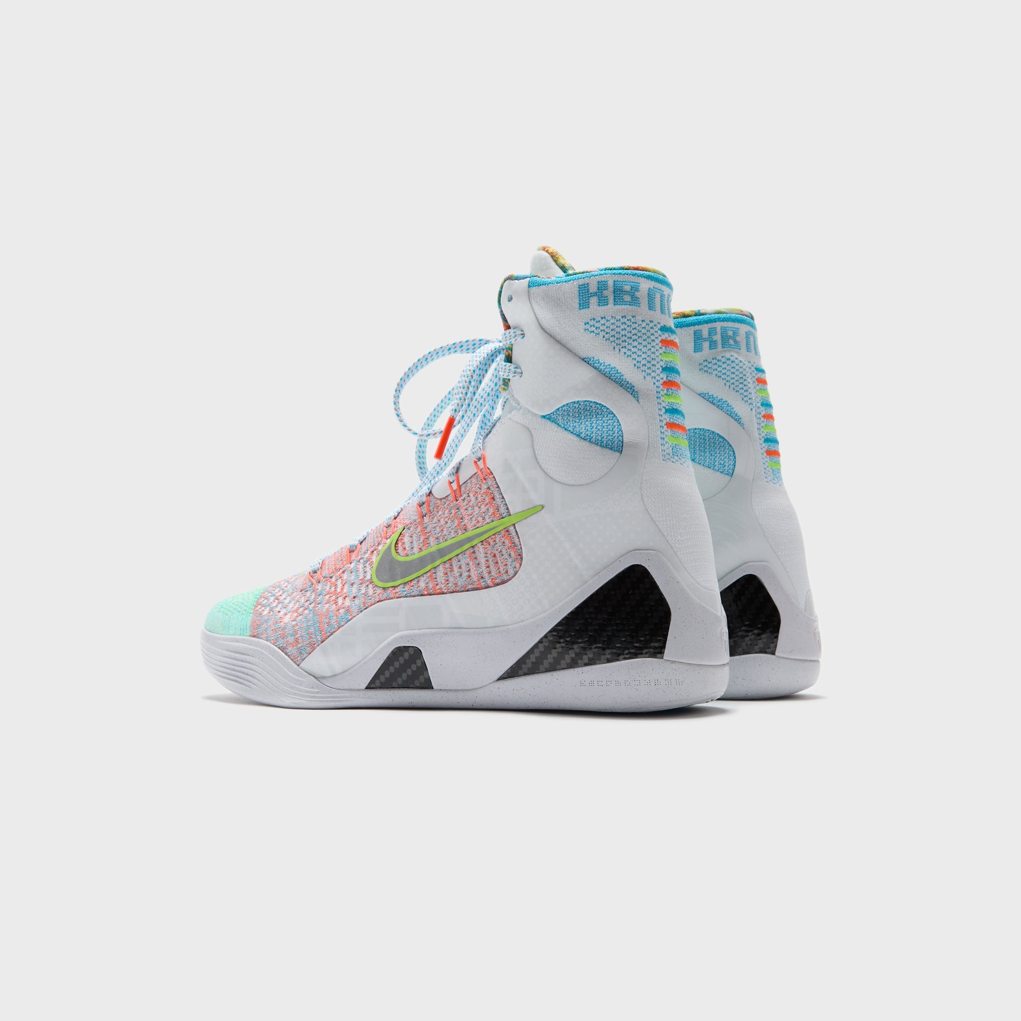 Nike Kobe 9 Elite Protro - White / Reflective Silver / Chlorine Blue / Black