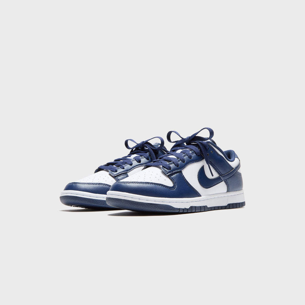 Nike Dunk Low Retro - White / Midnight Navy / White