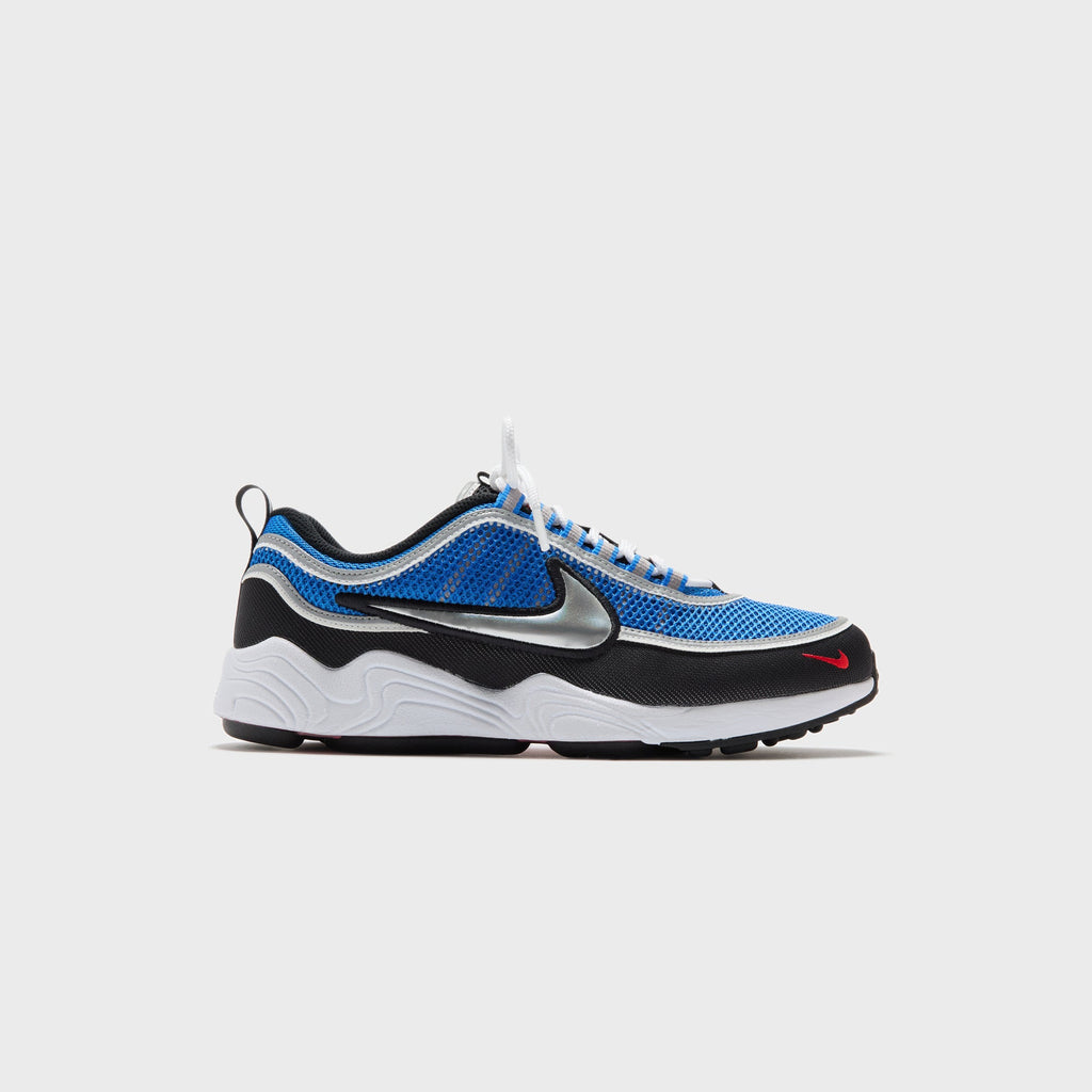 Nike Air Zoom Spiridon - Signal Blue / Metallic Luster / Black / White / University Red