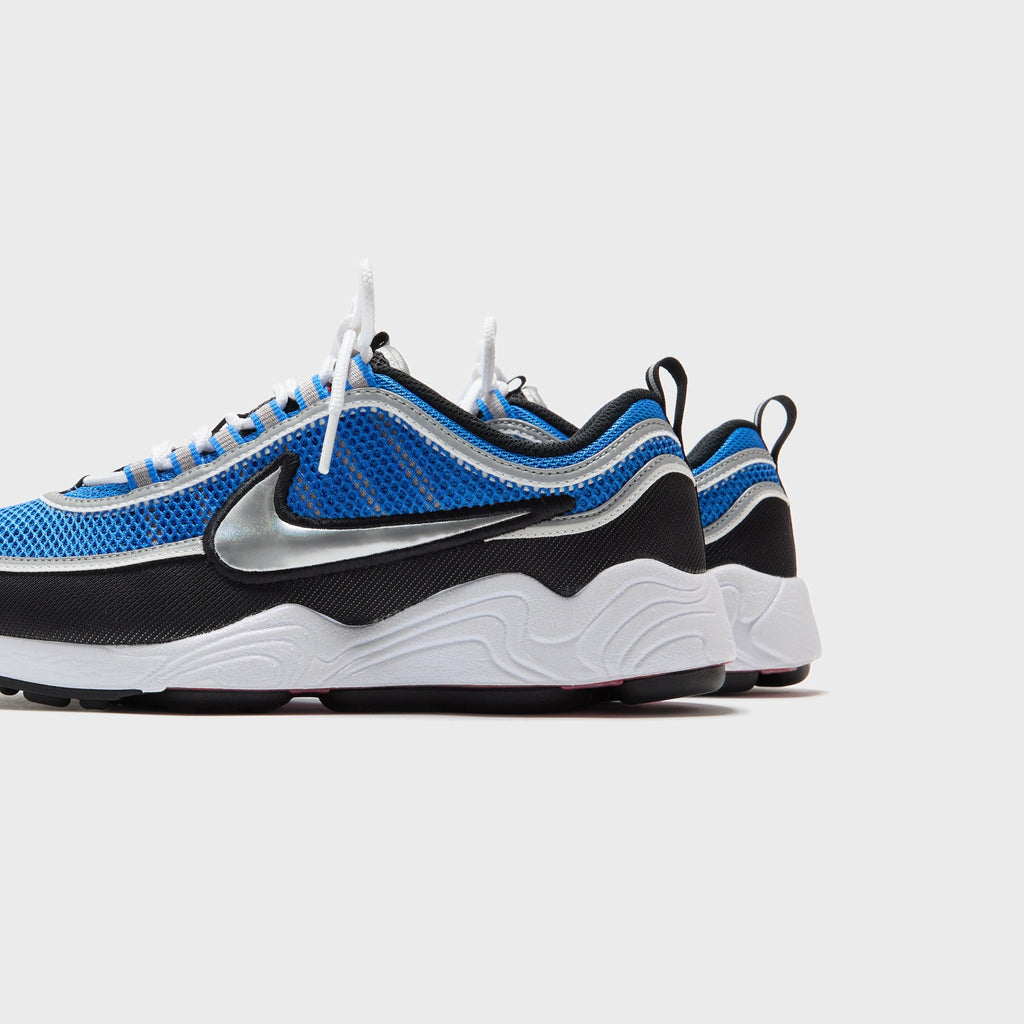 Nike Air Zoom Spiridon - Signal Blue / Metallic Luster / Black / White / University Red