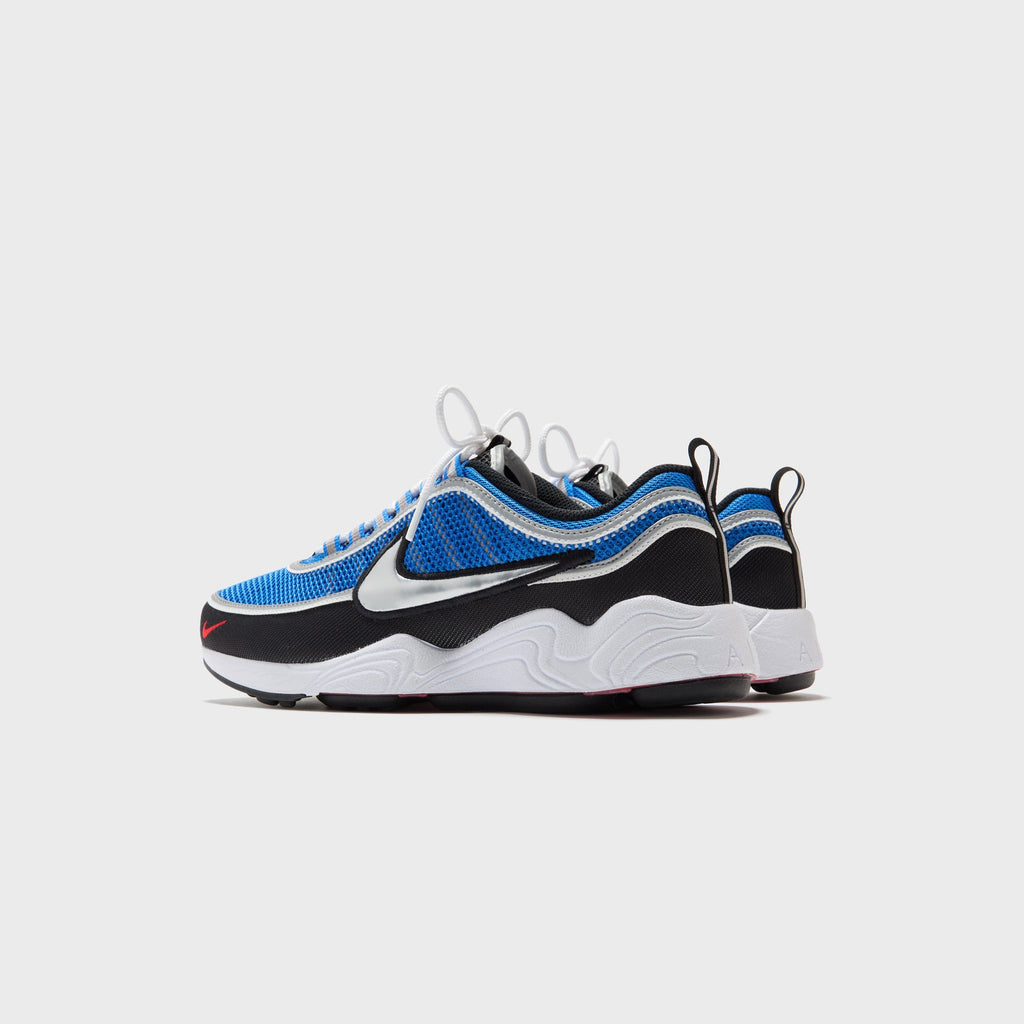 Nike Air Zoom Spiridon - Signal Blue / Metallic Luster / Black / White / University Red