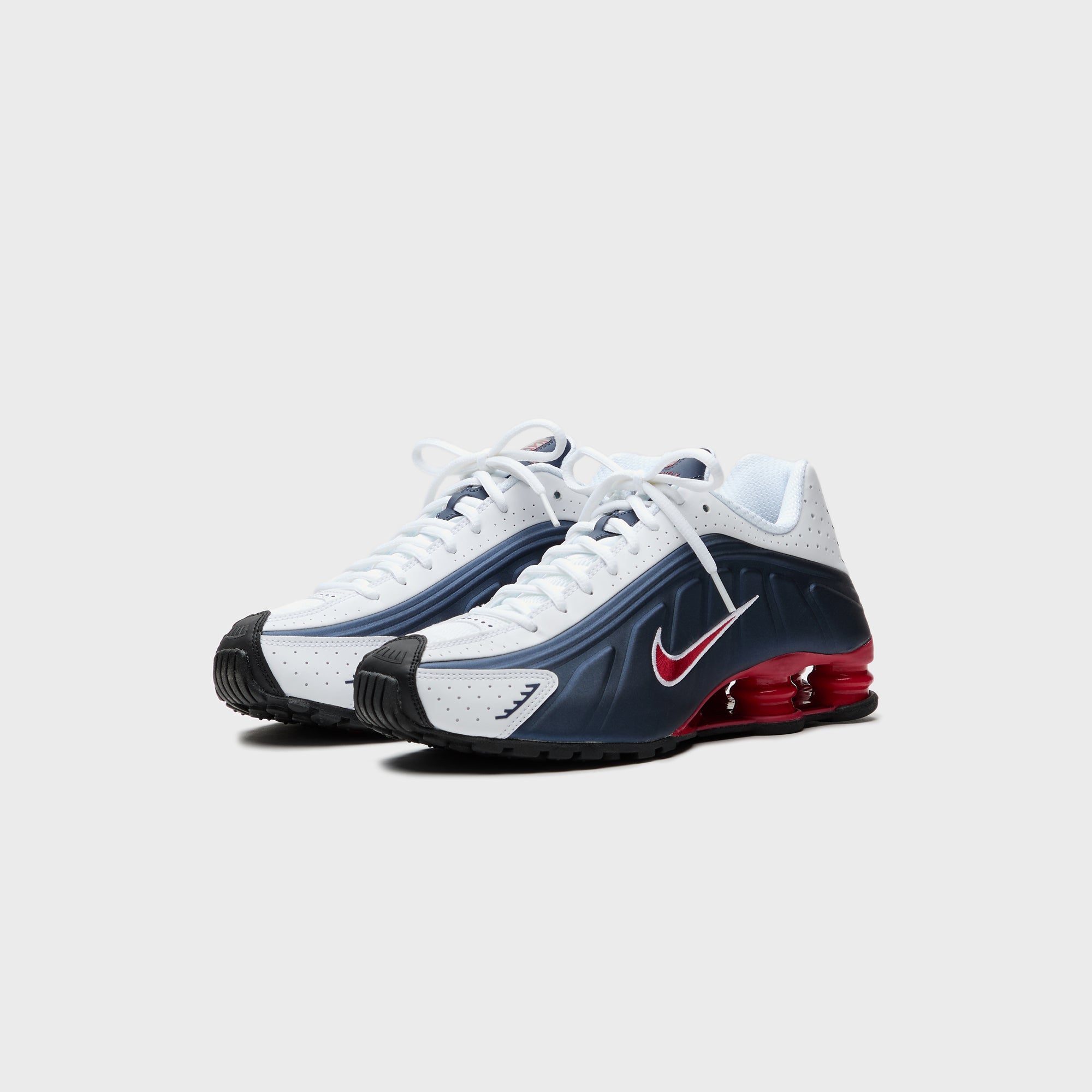Nike Shox R4 - Midnight Navy / Gym Red / White