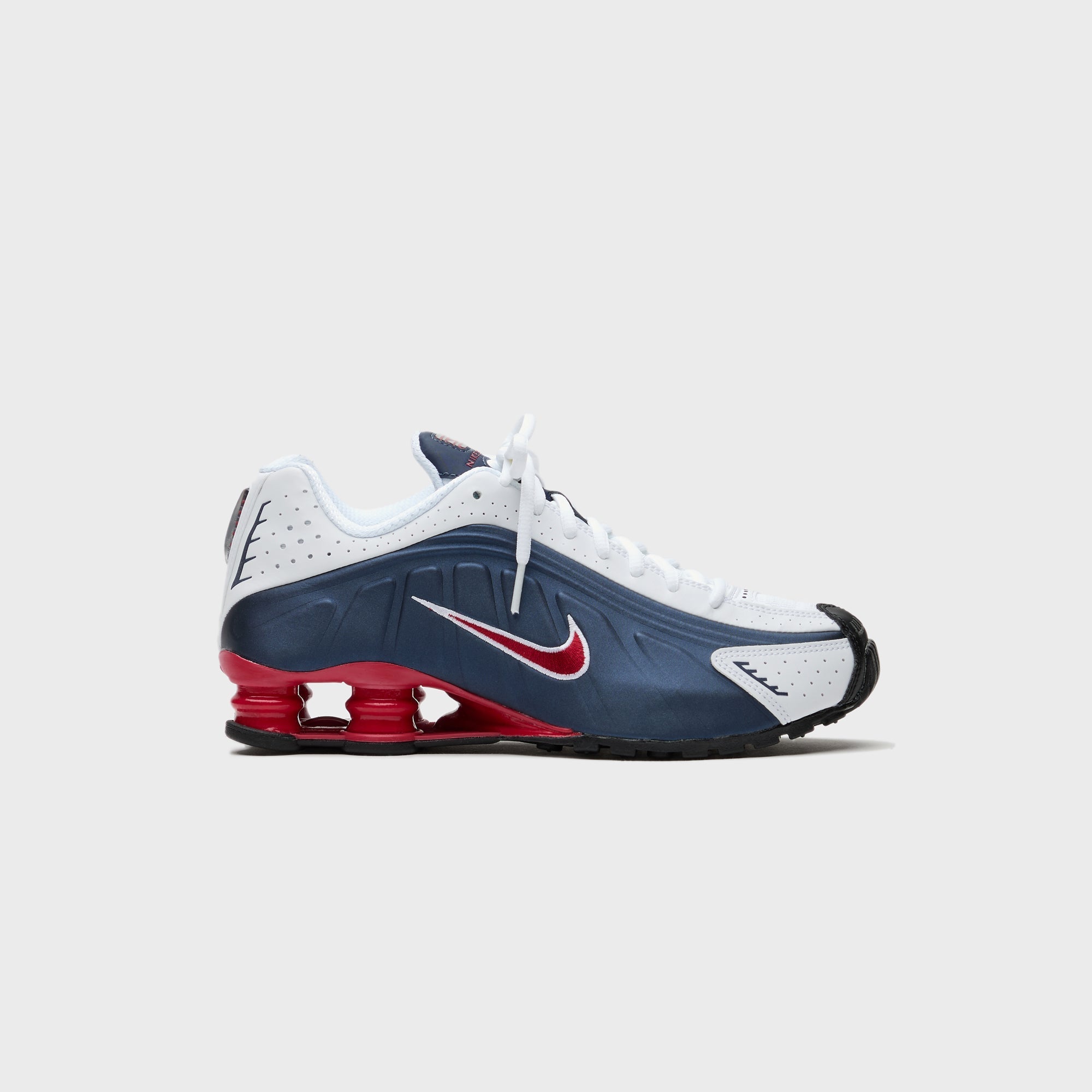 Nike Shox R4 - Midnight Navy / Gym Red / White