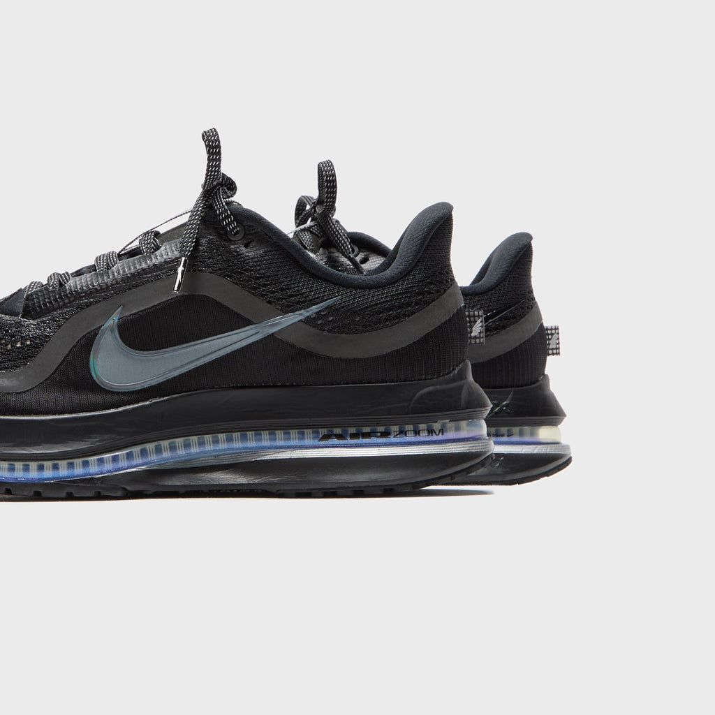 Nike WMNS Pegasus PRM - Black / Black / Metallic Silver