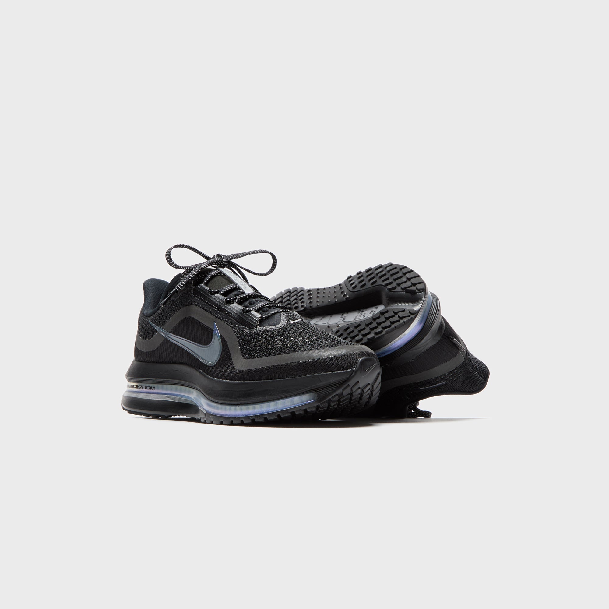 Nike WMNS Pegasus PRM - Black / Black / Metallic Silver