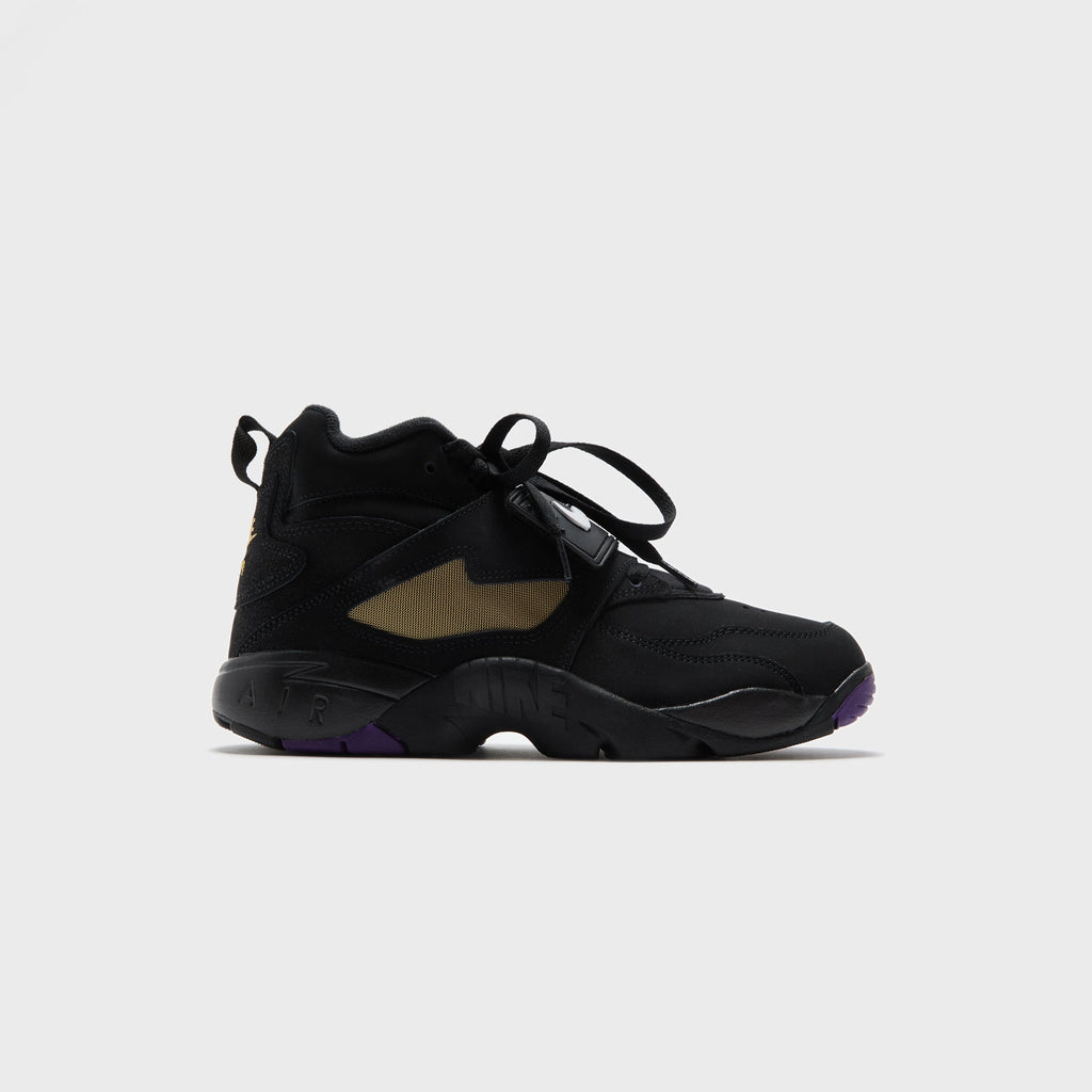 Nike Air Diamond Turf - Black / White / Club Purple / Metallic