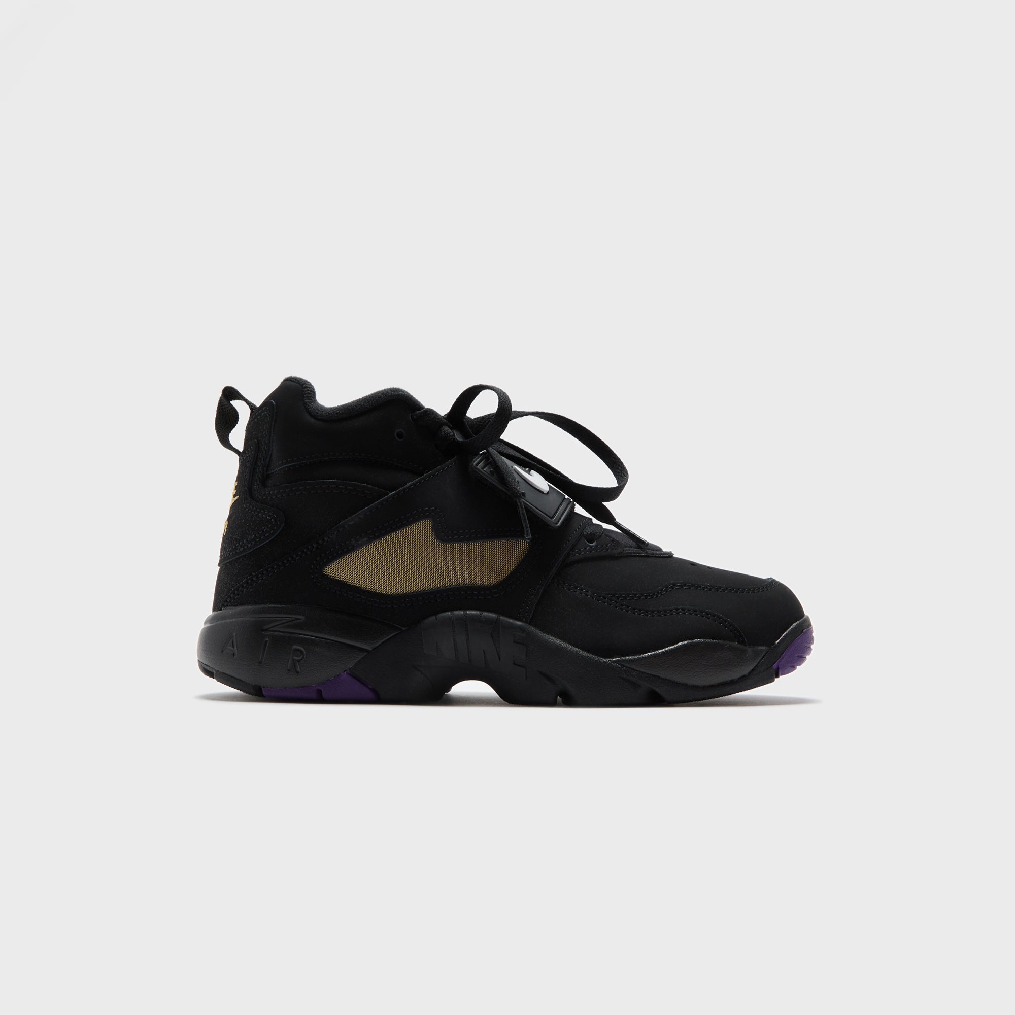 Nike Air Diamond Turf - Black / White / Club Purple / Metallic