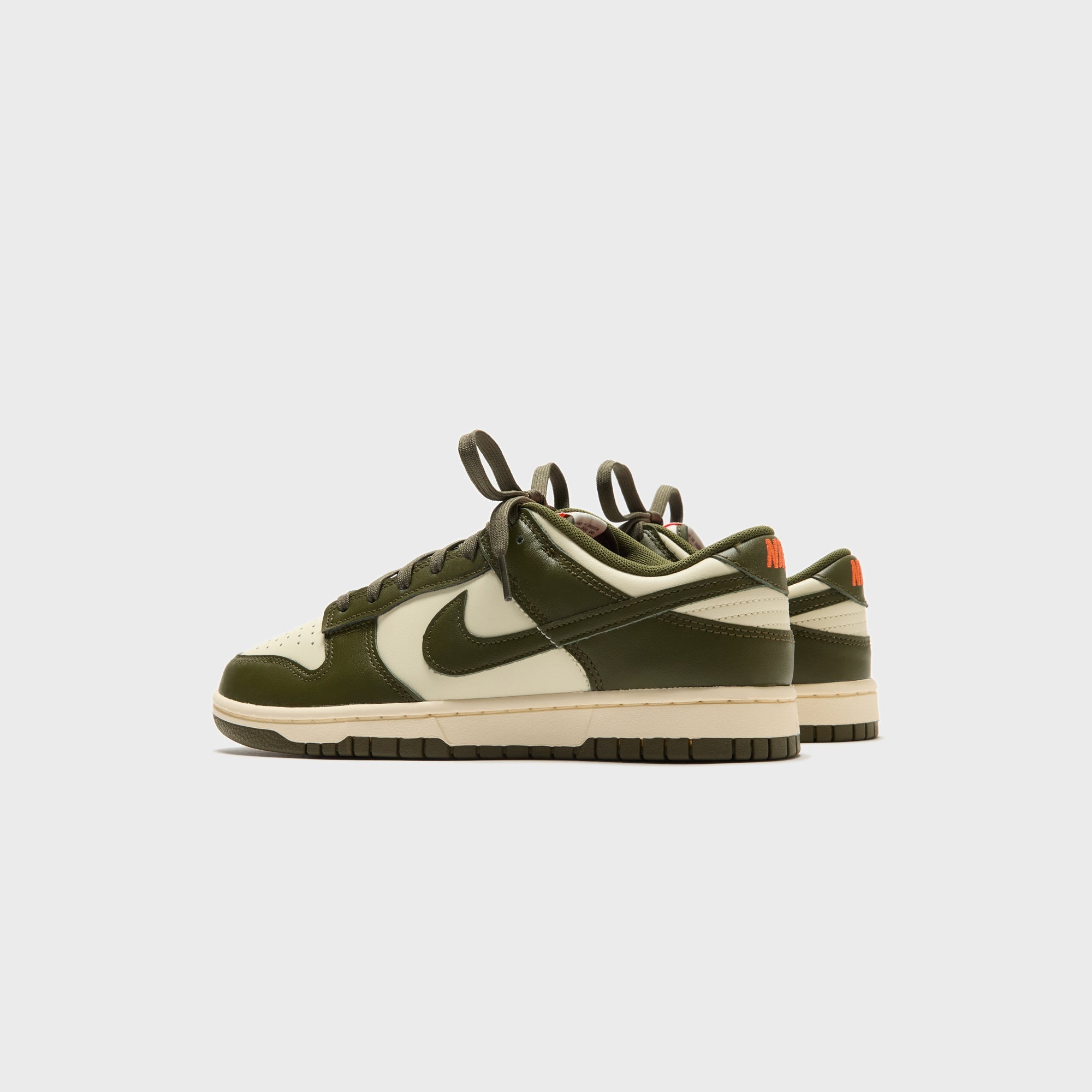 Nike Dunk Low Retro - Coconut Milk / Rough Green / Electro Orange