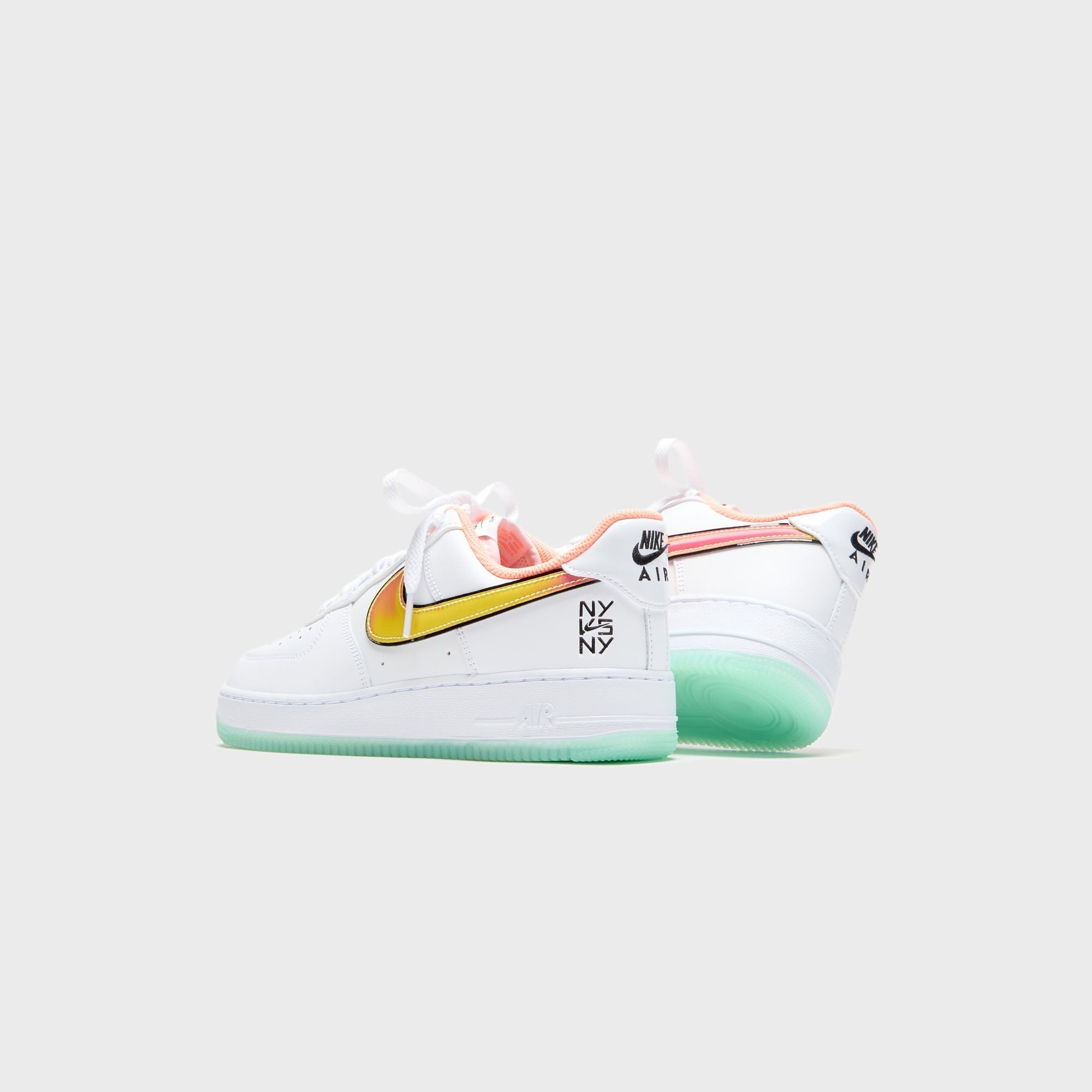 Nike Air Force 1 '07 - White / Crimson Pulse / Green Glow