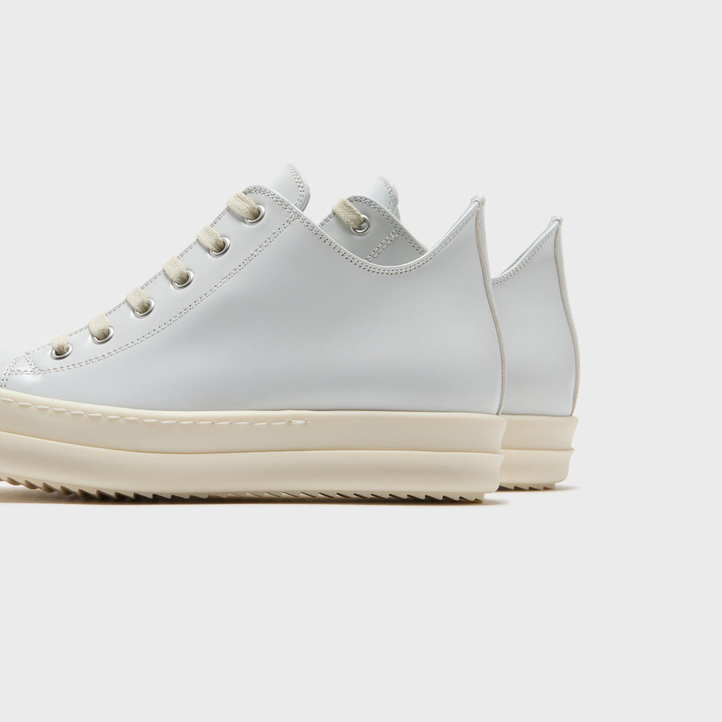 Rick Owens WMNS Scarpe in Pelle Low Sneaks - Chalk / White / Milk / Milk