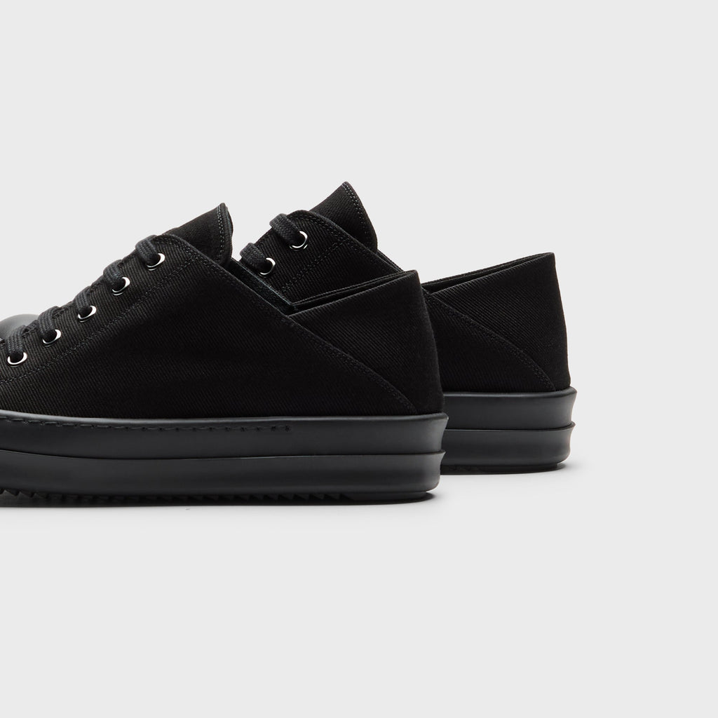 Rick Owens WMNS Slip-On Scarpe in Denim - All Black