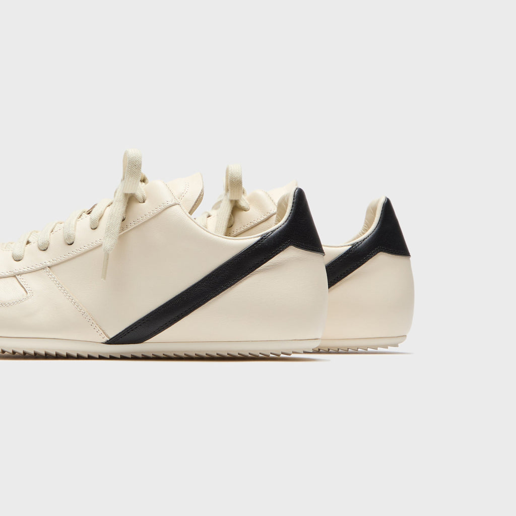 Rick Owens Concordians Minimal Sneaks - Milk / Black / Milk