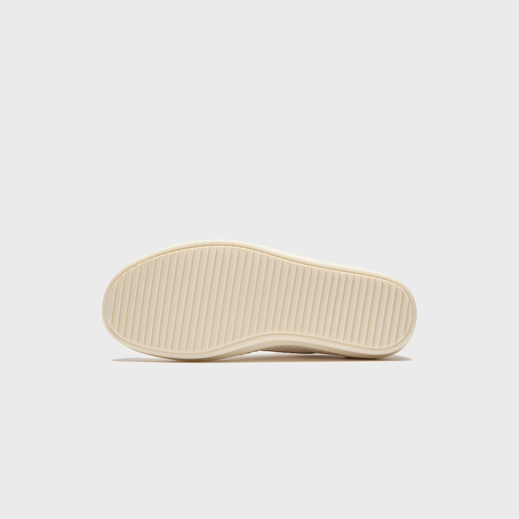 Rick Owens Scarpe In Pelle Vintage Sneaks - Milk / Milk / Milk