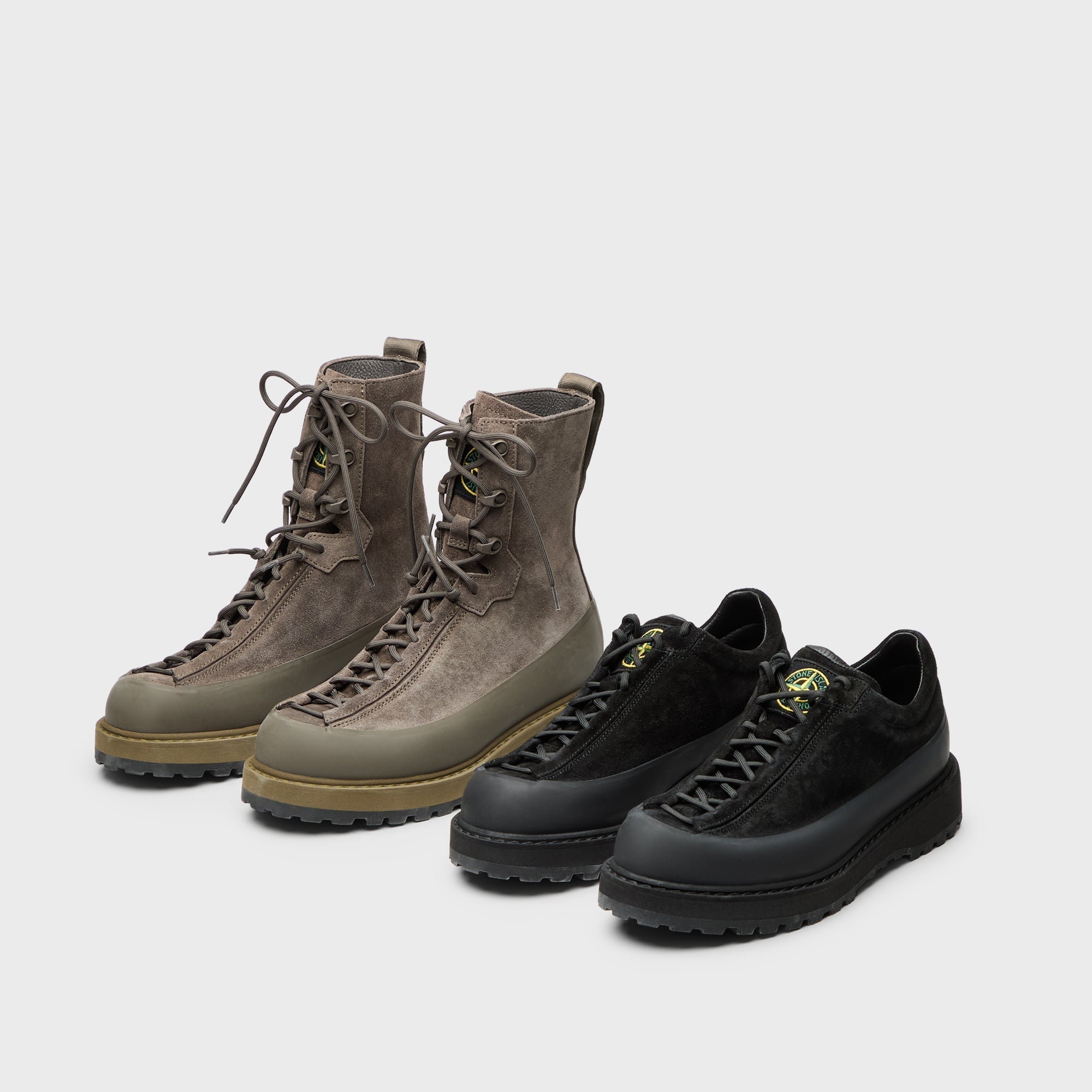 Stone Island Low Top Sneakers - Black