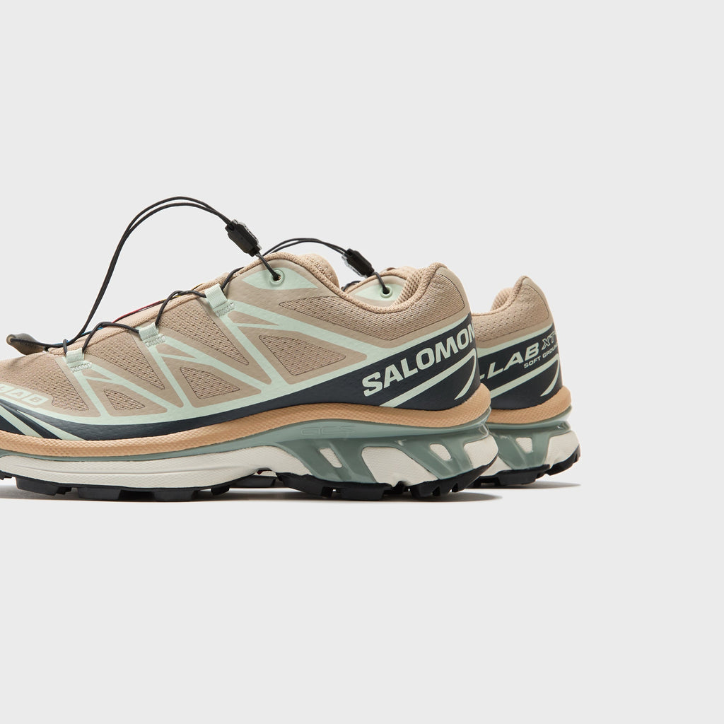 Salomon XT-6 - Oxford Tan / Carbon / Clearly Aqua