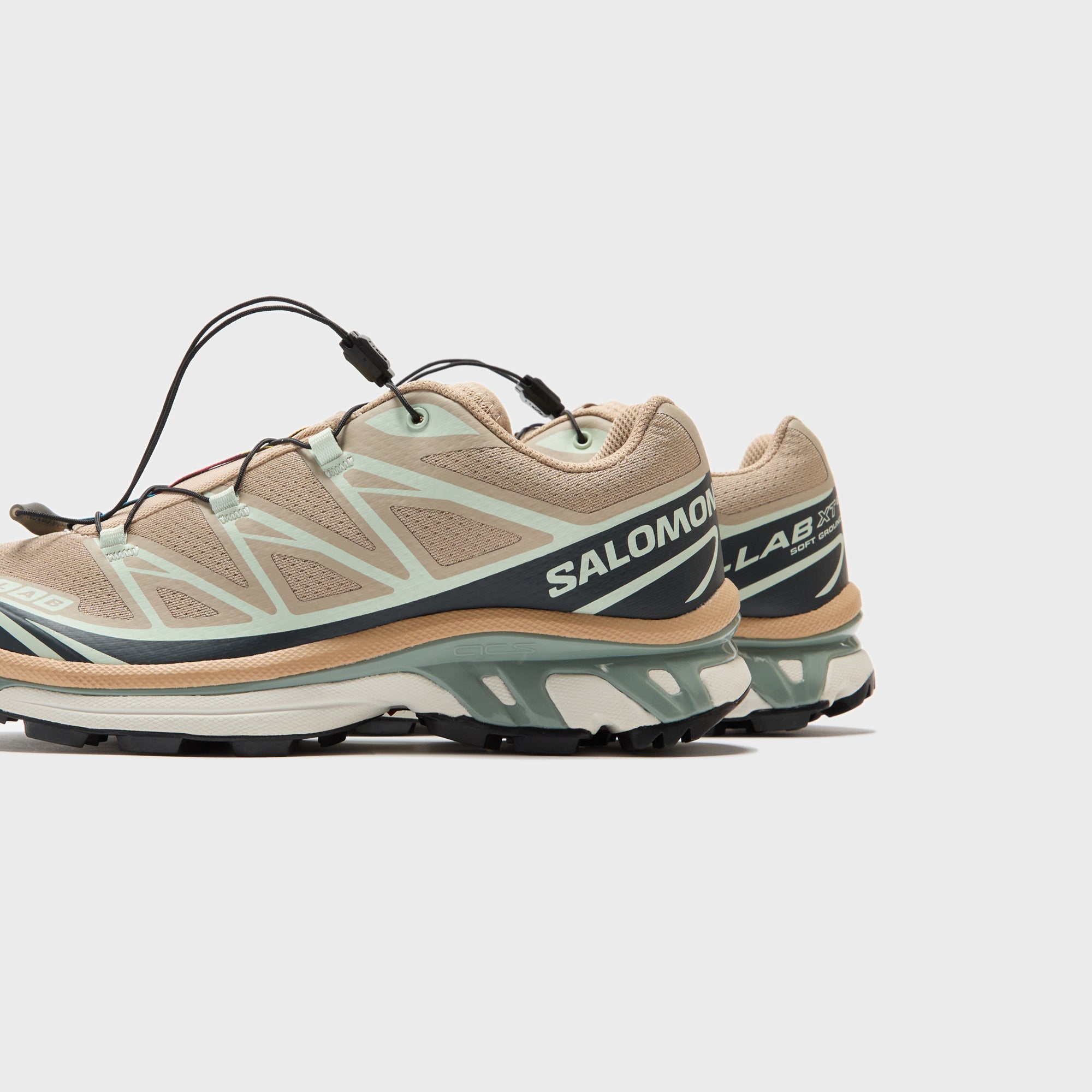Salomon XT-6 - Oxford Tan / Carbon / Clearly Aqua