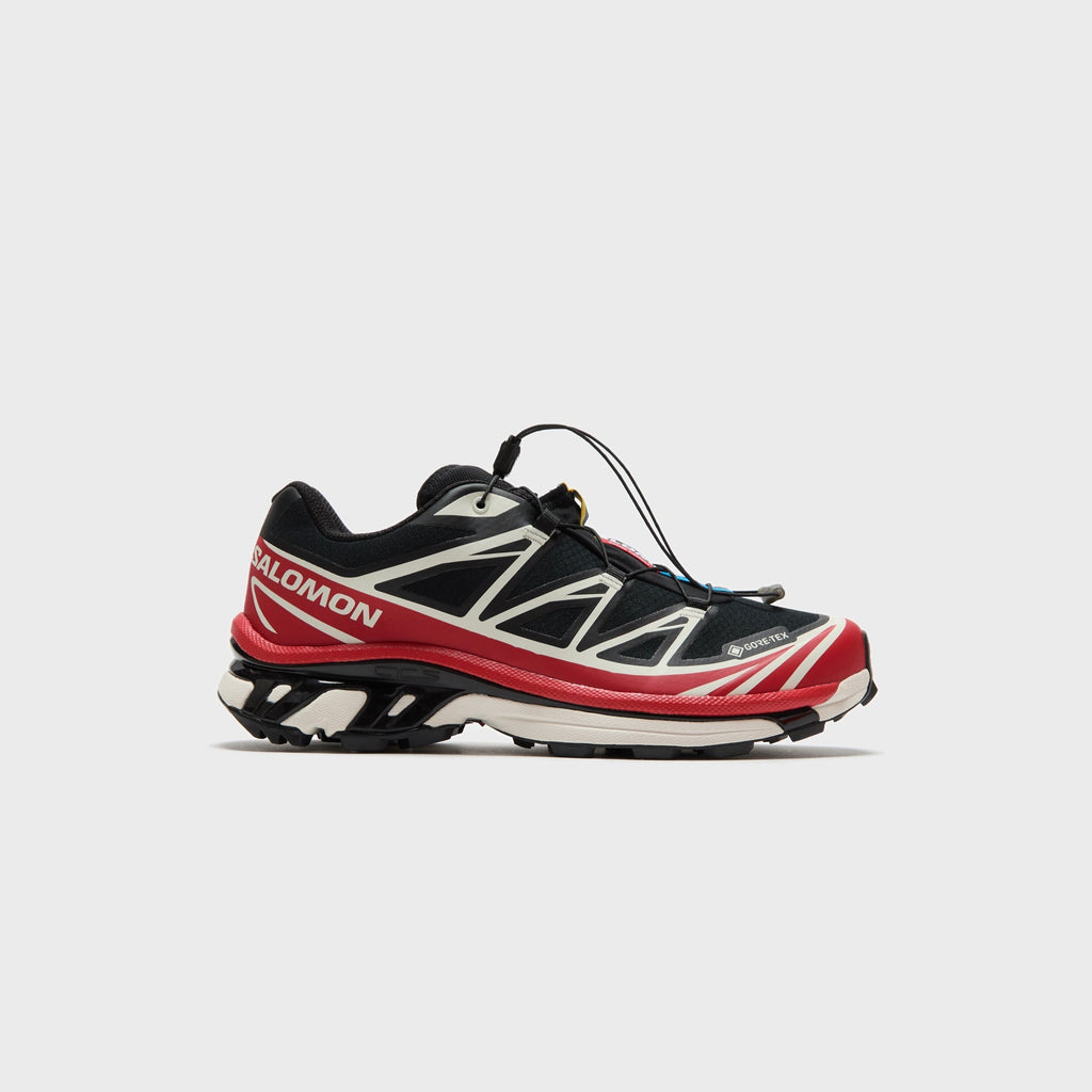 Salomon XT-6 GTX - Black / Flame Scarlet / Vanilla Ice
