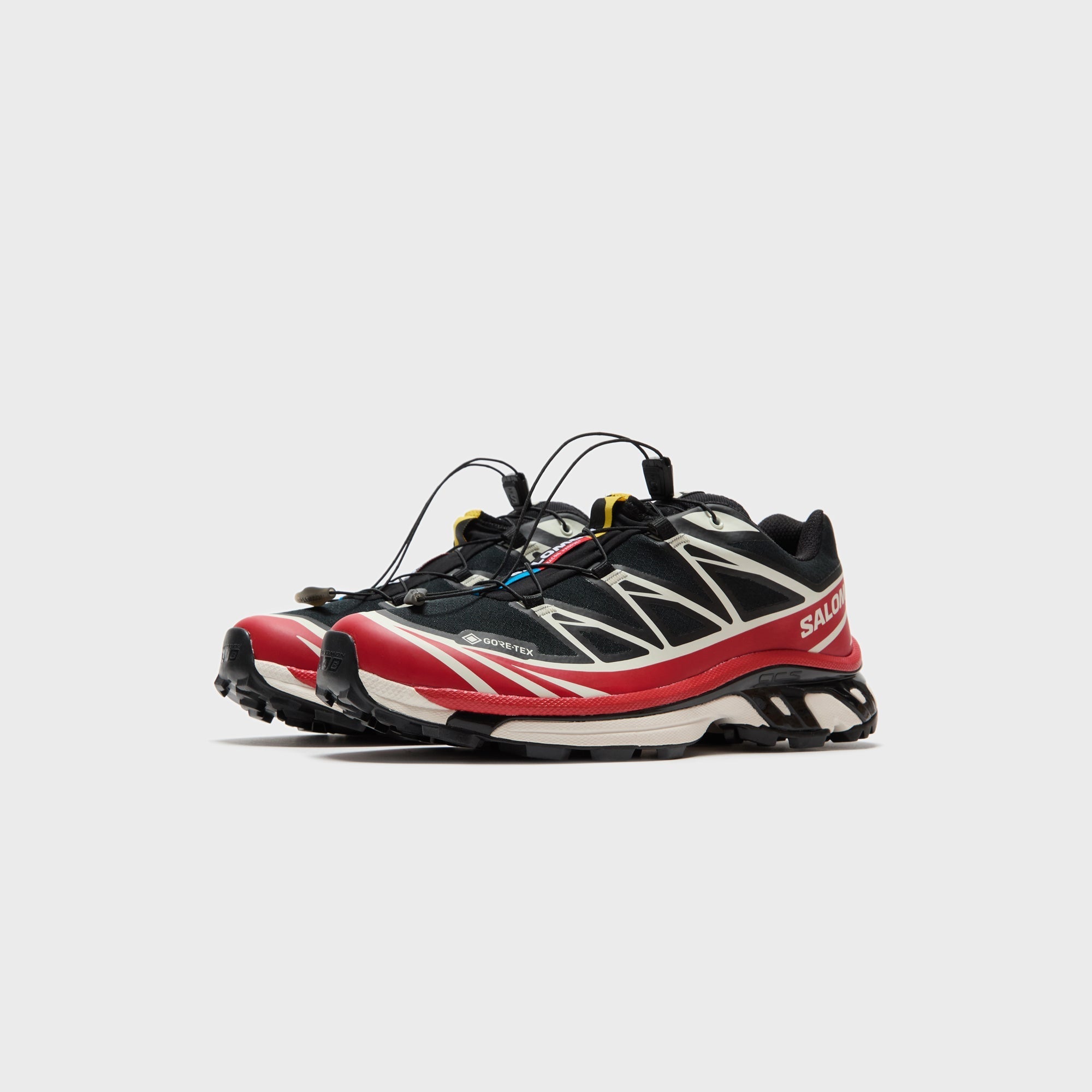 Salomon XT-6 GTX - Black / Flame Scarlet / Vanilla Ice
