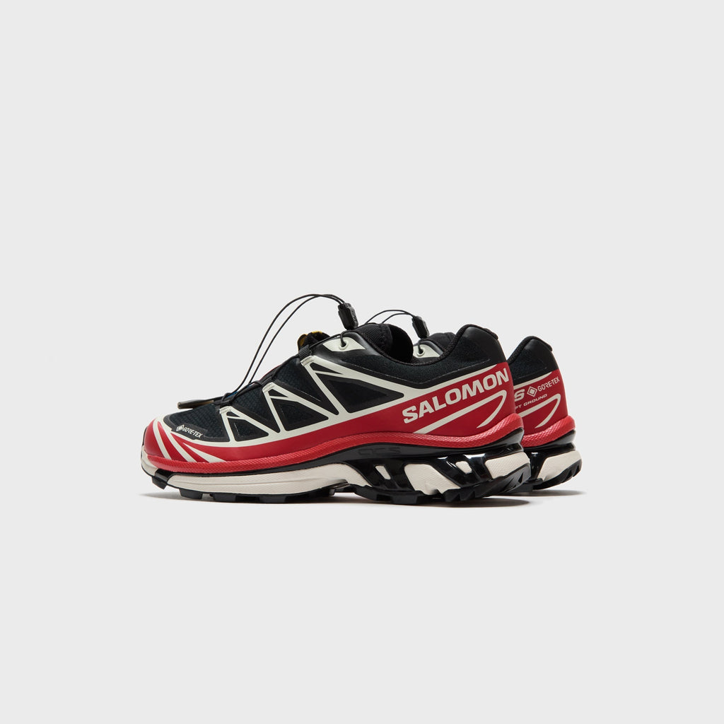 Salomon XT-6 GTX - Black / Flame Scarlet / Vanilla Ice