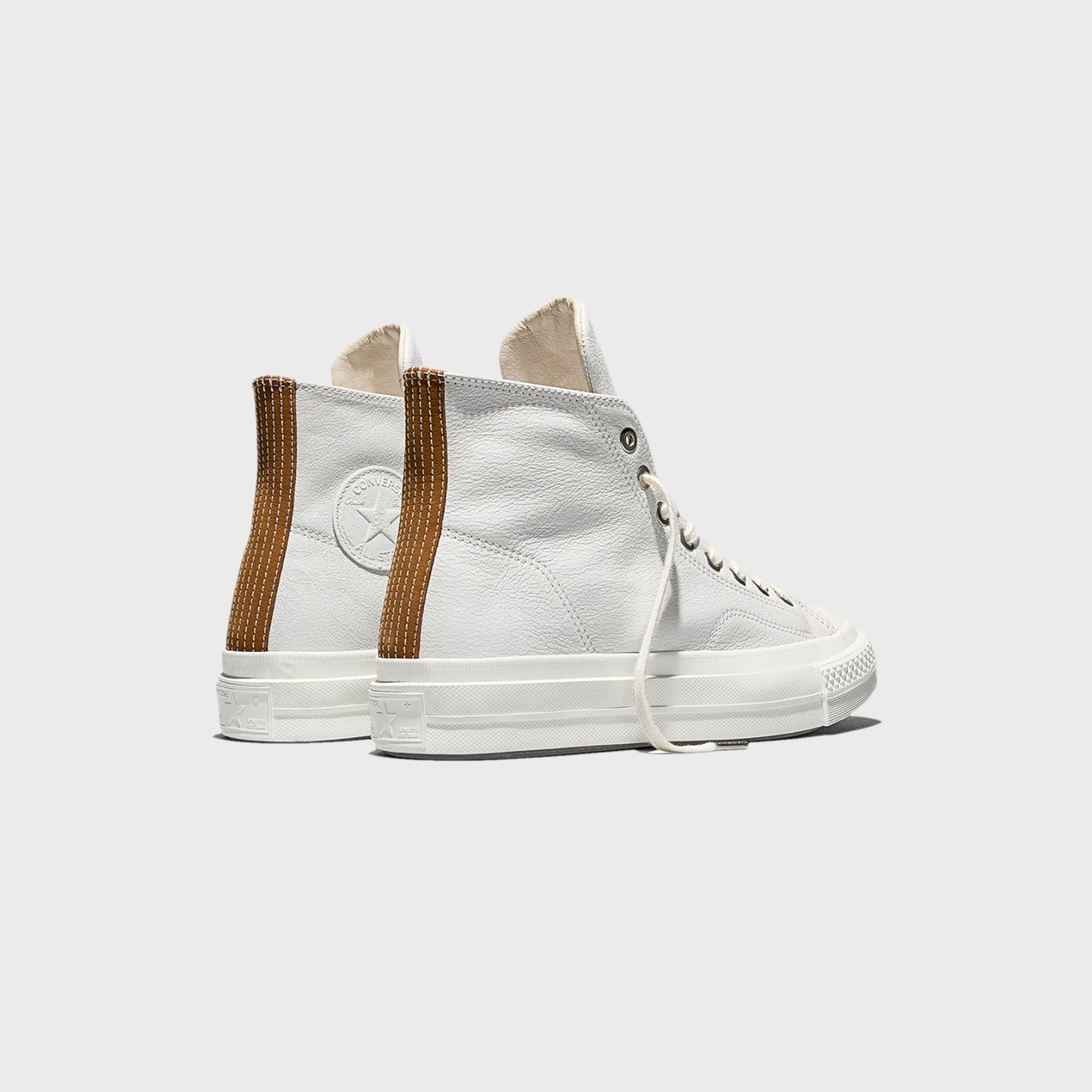Converse First String Premium Leather - Cream / Brown