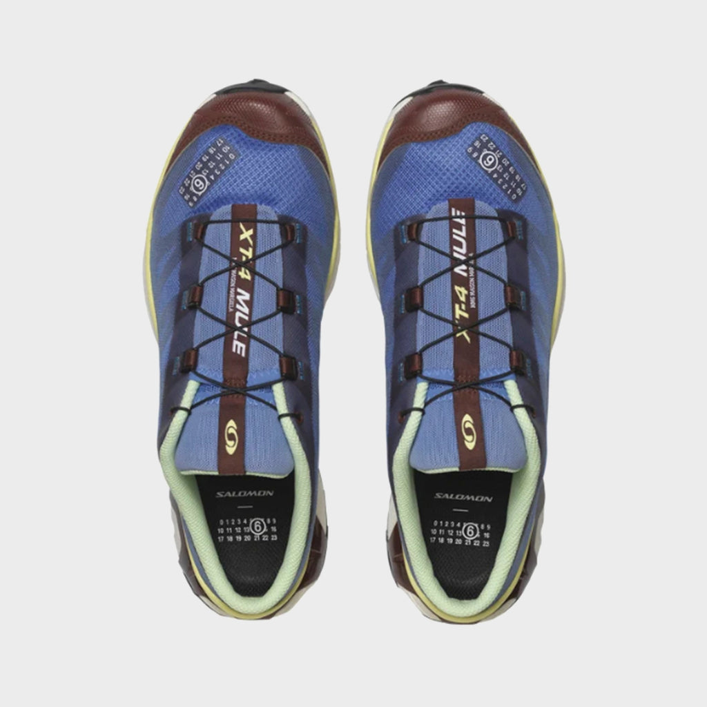MM6 Maison Margiela x Salomon XT-4 Mule - Ultramarine / Rum Raisin / Yellow