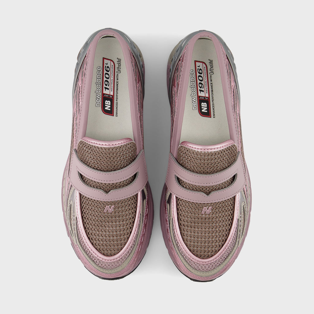New Balance 1906 Loafer - Pink /  Metallic Silver