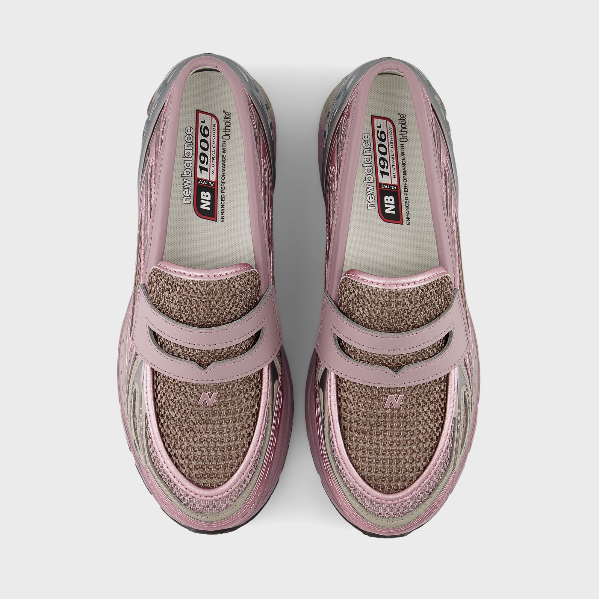 New Balance 1906 Loafer - Pink /  Metallic Silver