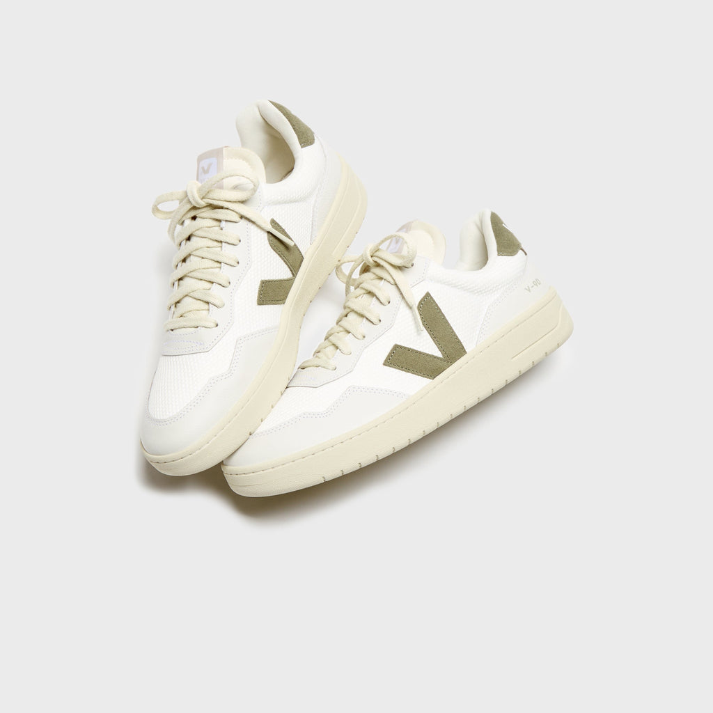 Veja V-90 - White / Kaki