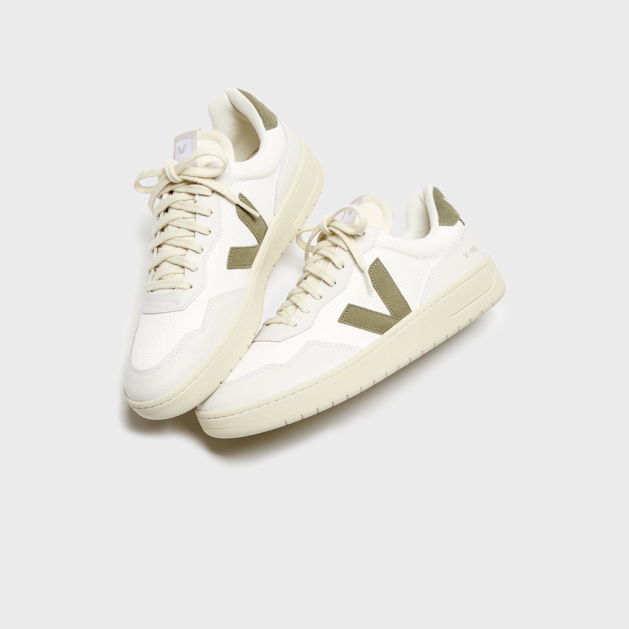 Veja V-90 - White / Kaki