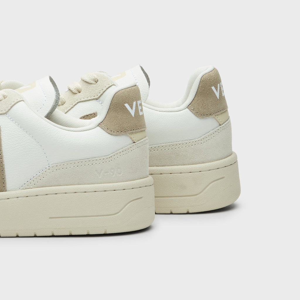 Veja V-90 - White / Taupe