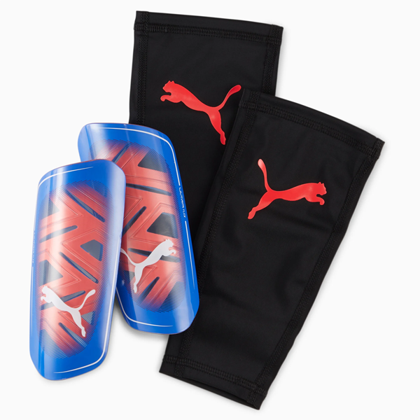 Puma Ultra Flex Shin Guard (Bluemazing/Sunblaze)