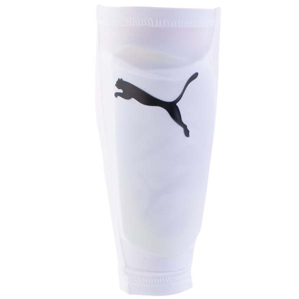 Puma Ultra Flex Sleeve Shin Guard (White/Ocean Dive)