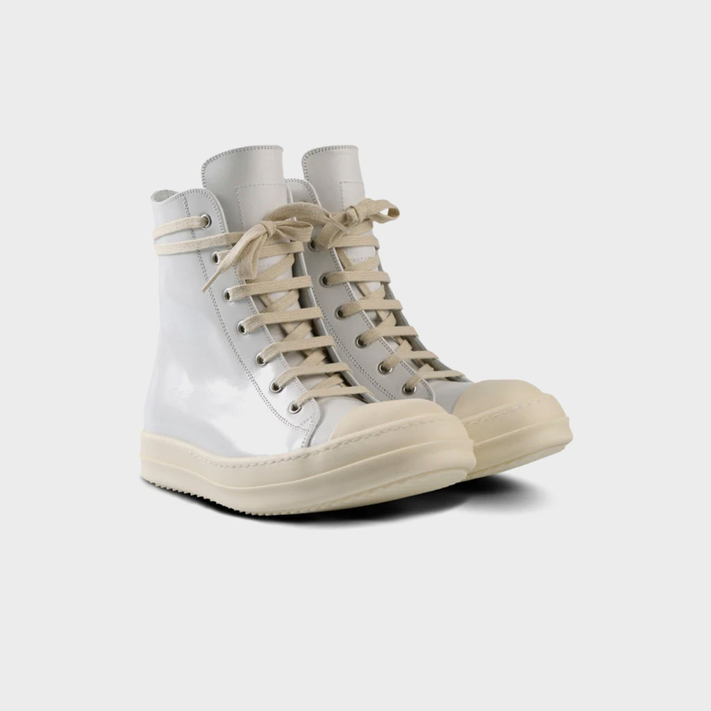 Rick Owens Scarpe in Pelle Sneakers - Chalk / White / Milk