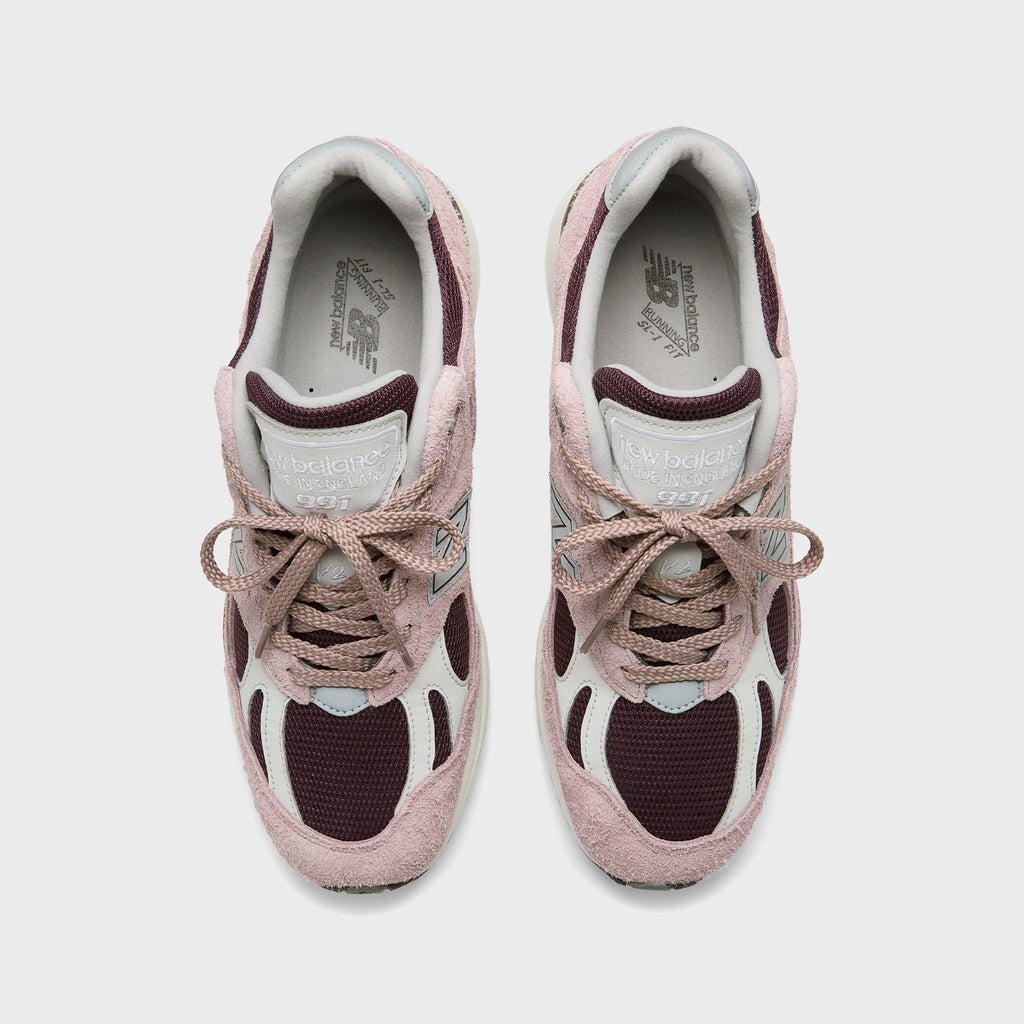 New Balance Made in UK 991v2 - Deauville Mauve / Fig / Oyster Mushroom