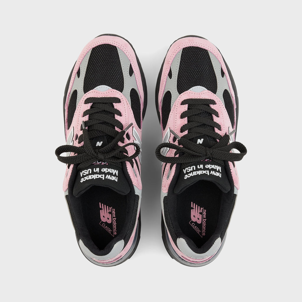 New Balance Made in USA 993 - Pink Taffy / Black / Slate / Grey