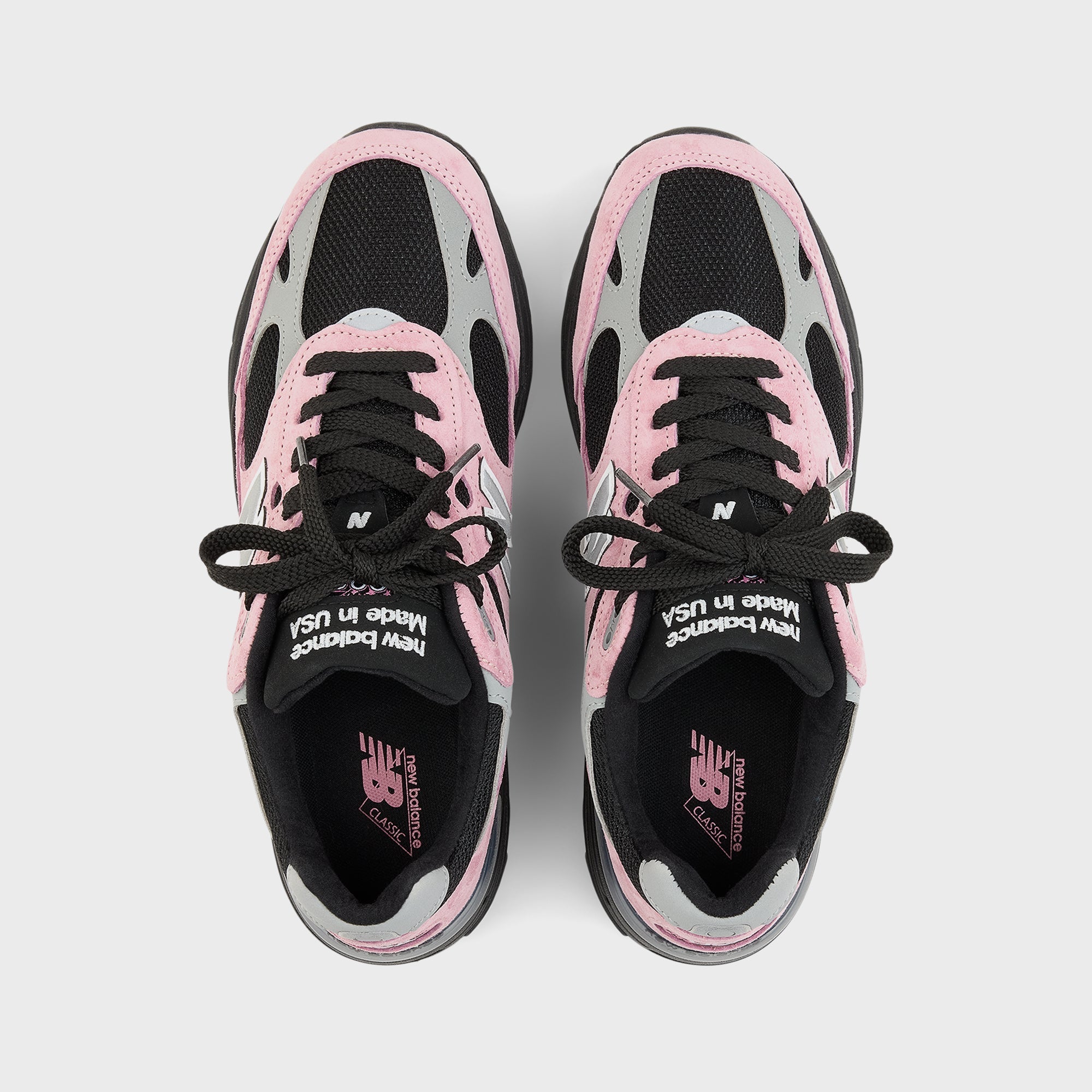 New Balance Made in USA 993 - Pink Taffy / Black / Slate / Grey